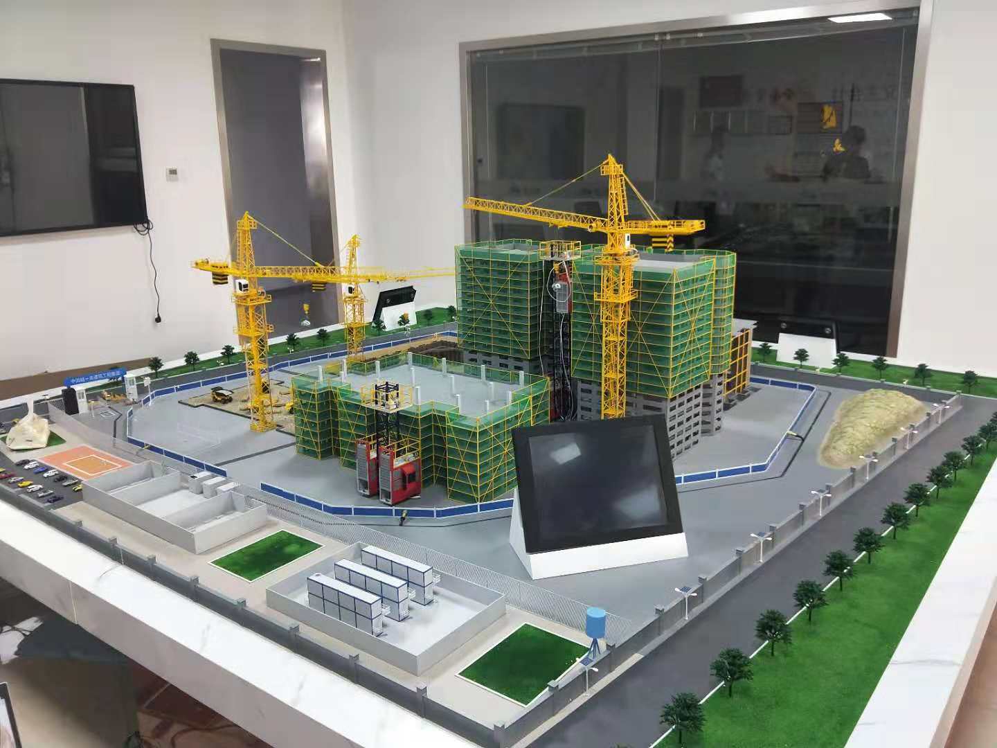 邳州市建筑施工场景模型
